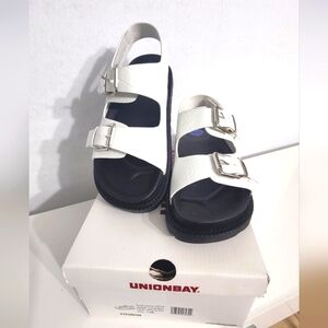 New Union Bay Women’s Vega White Sport Sandals Shoes Size 7.5‎ Style U4VEG20